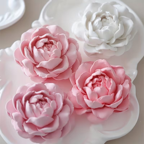 Molde 3D Flor Abriendo