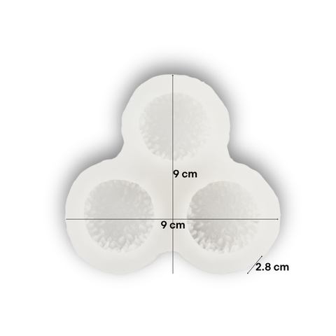 Molde 3 Mini Cempasúchil 3D