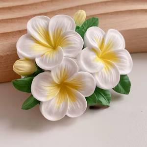 Molde 3 Flores Plumería