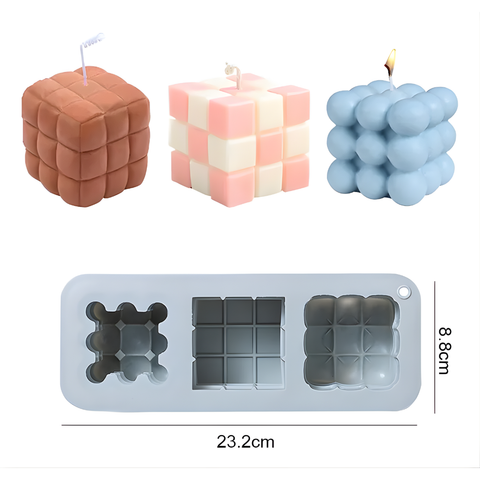 Molde 3 Rubik en 1