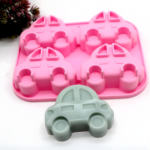 Molde 4 Carritos Beatle