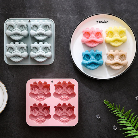 Molde 4 Dragones Chinos