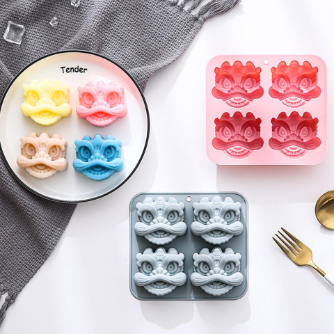 Molde 4 Dragones Chinos