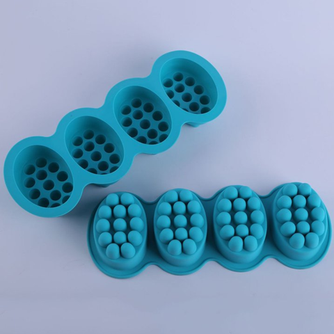 Molde Jabonero Exfoliante Clásico 4 Cavidades