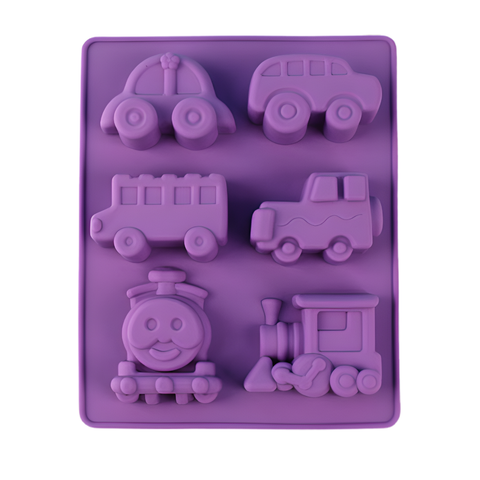 Molde 6 Carritos para Manualidades