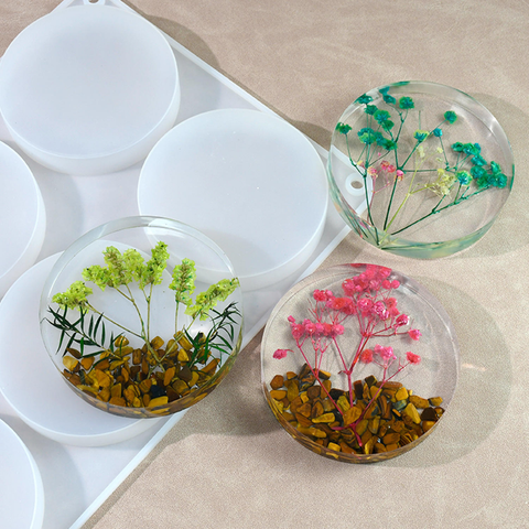 Molde 6 Círculos Resina