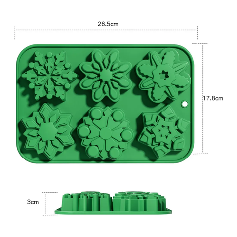 Molde 6 Copos Modernos