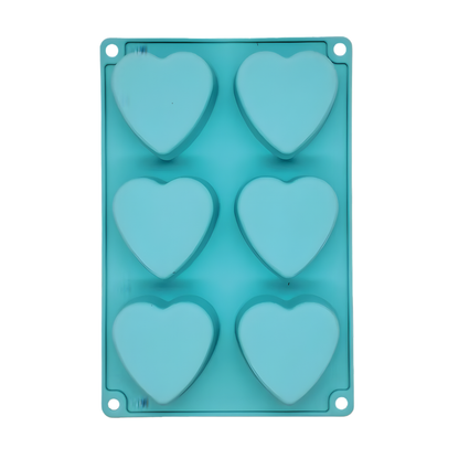 Molde 6 Corazones