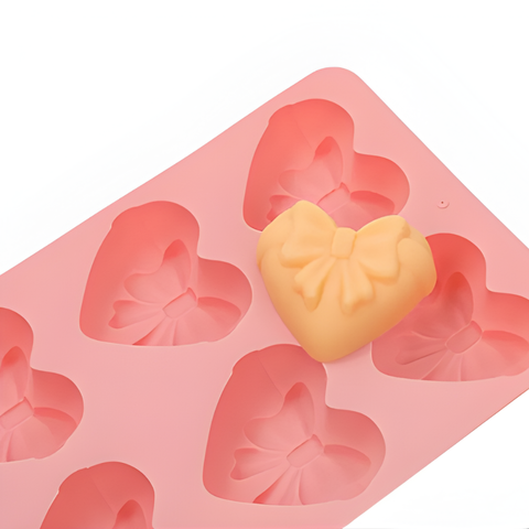 Molde 6 Corazones Regalo