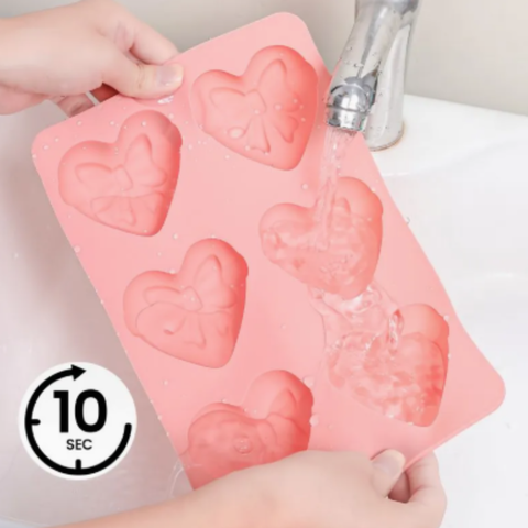 Molde 6 Corazones Regalo