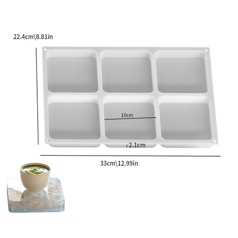 Molde 6 Cuadros Resina