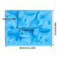Molde de Silicón 6 Dinosaurios Reposteros Jaboneros 2D