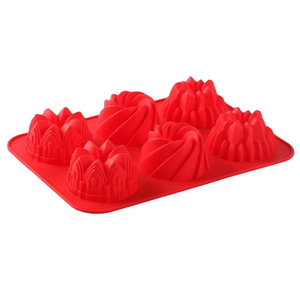 Molde 6 Flanes Roscas Mix