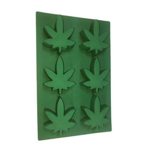 Molde 6 Hojas Marijuana