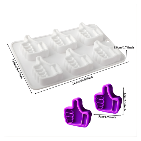 Molde 6 Manitas Like