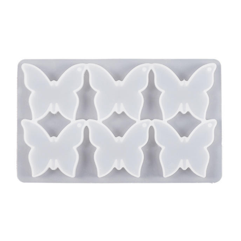 Molde Resina 6 Mariposas