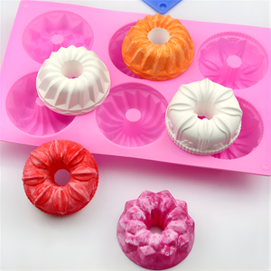 Molde 6 flores para Flanes y Gelatinas
