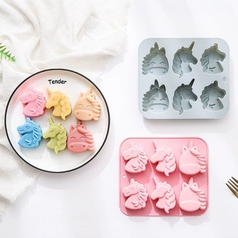 Molde 6 Unicornios