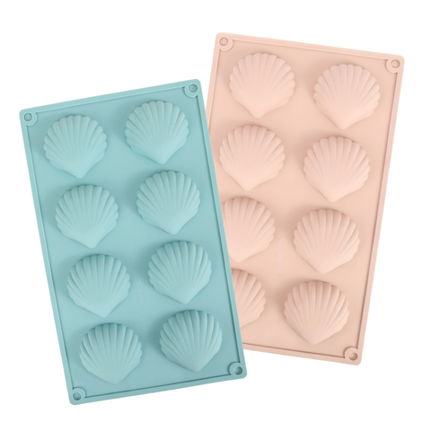 Molde 8 Conchas Marinas