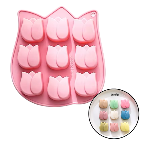 Molde 9 Tulipanes