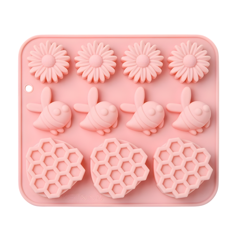 Molde Abejas, Miel y Margaritas