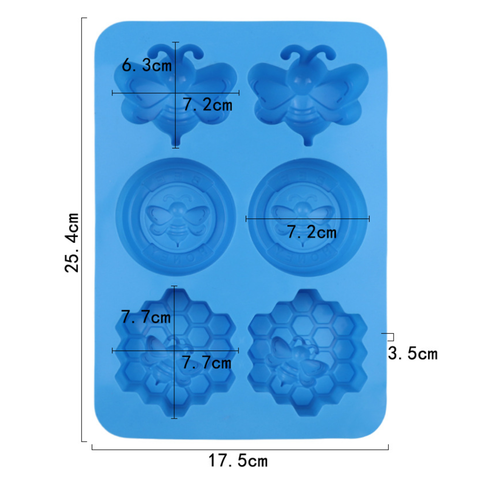 Molde Abeja y Panal Jabonero