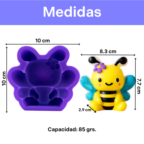 Molde Abeja Consentida 3D