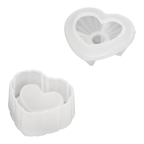 Molde Alhajero Corazón con Tapa