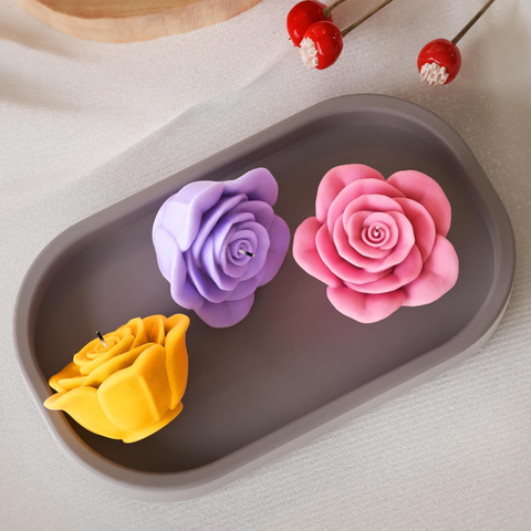 Molde Rosa 7 cm 3D para Manualidades