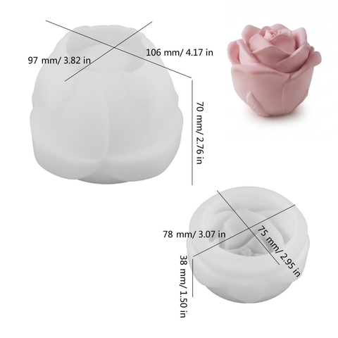 Molde Alhajero Rosa Botón