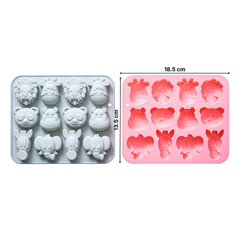 Molde Animalitos Zoo