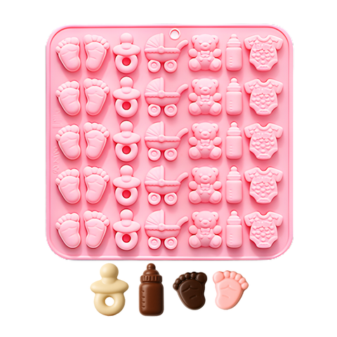 Molde Figuritas Baby Shower