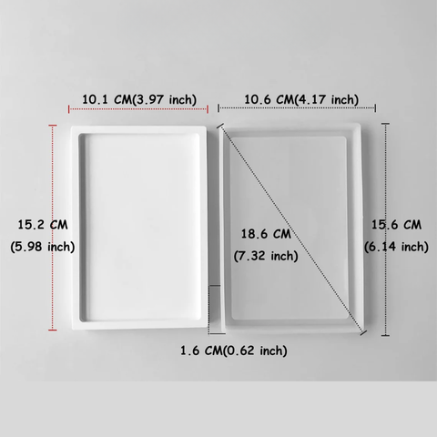 Molde Base Rectangular 15 cm