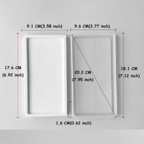 Molde Base Rectangular 18cm