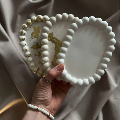 Molde Base Ovalada con Burbujas