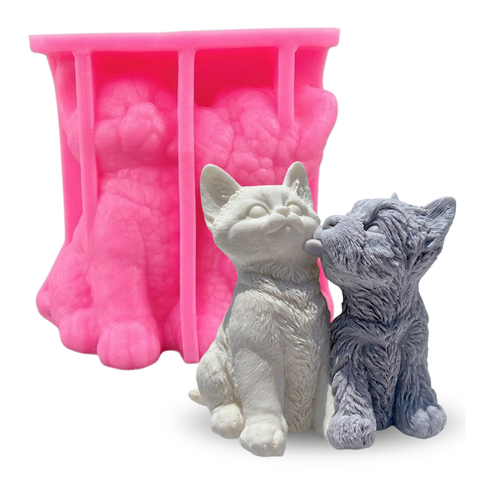 Molde Beso Cachorros 3D