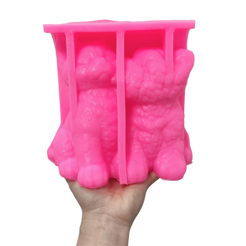 Molde Beso Cachorros 3D