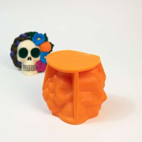 Molde Cráneo Trenzado Tradicional 3D