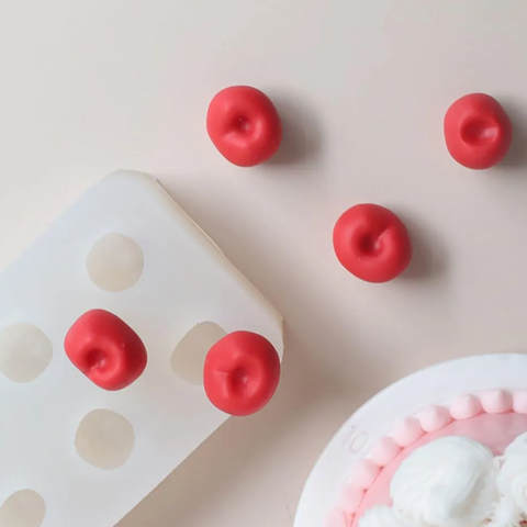 Molde Cerezas Grandes 3D