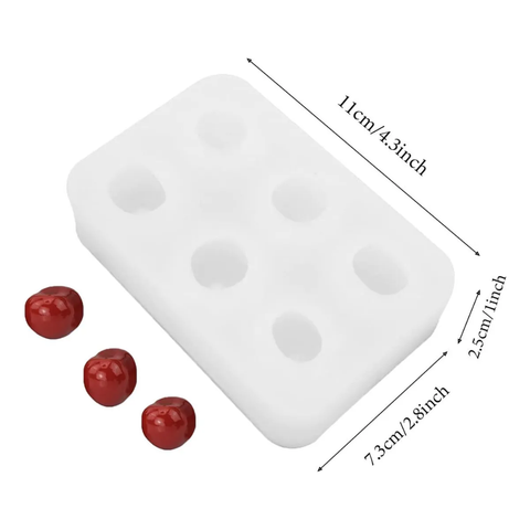Molde Cerezas Grandes 3D