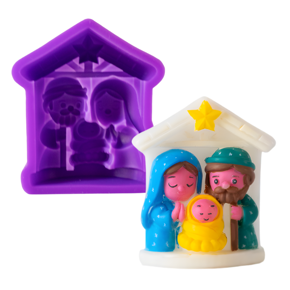 Molde Choza Nacimiento Natividad 2D