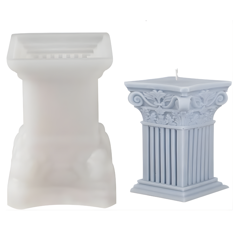 Molde Columna Griega Ancha 3D