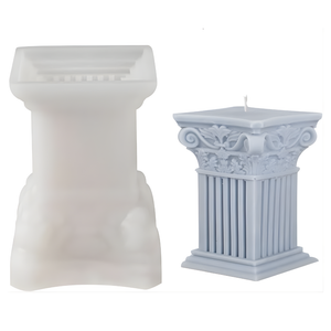 Molde Columna Griega Ancha 3D