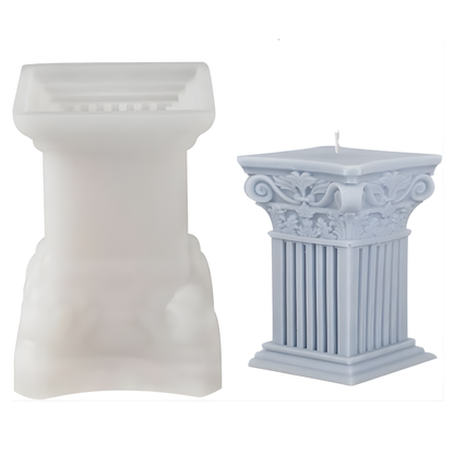 Molde Columna Griega Ancha 3D