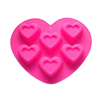 Molde 6 Corazones en Corazón