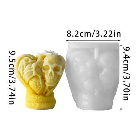 Molde Corazón Rosas 3D
