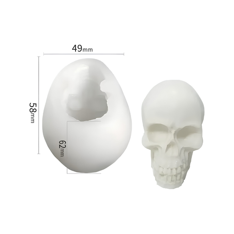 Molde Cráneo Clásico 3D 5cm