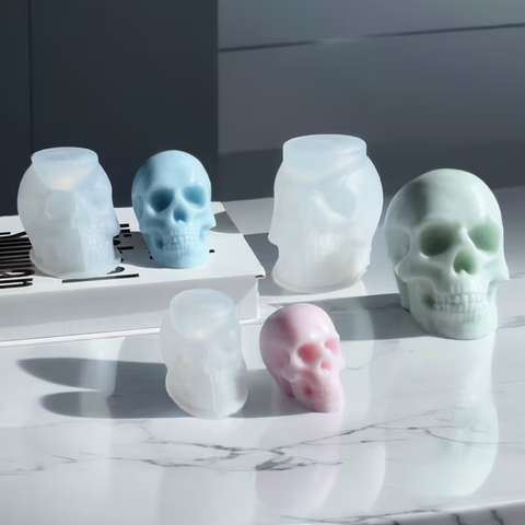 Molde Cráneo Grande 3D
