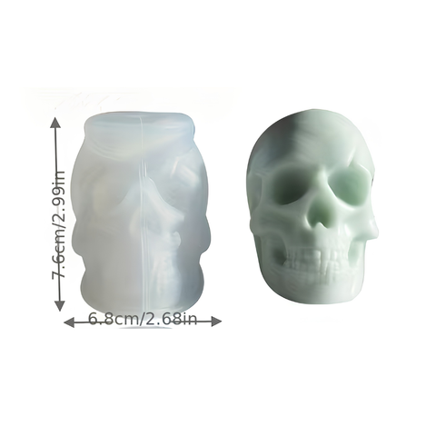 Molde Cráneo Grande 3D