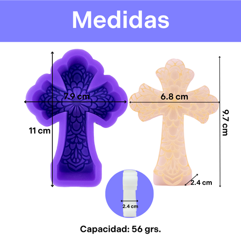 Molde Cruz Decor 2D